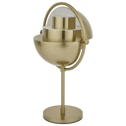 GUBI Multi-lite portable table lamp, brass - brass