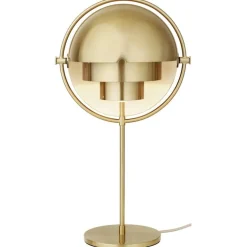 GUBI Multi-Lite table lamp, brass - shiny brass