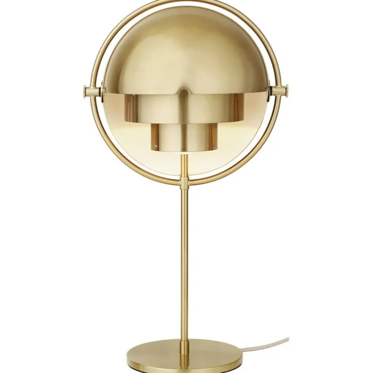 GUBI Multi-Lite table lamp, brass - shiny brass