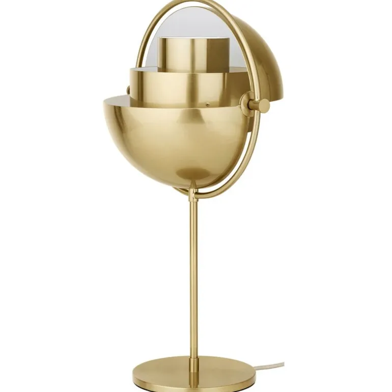 GUBI Multi-Lite table lamp, brass - shiny brass