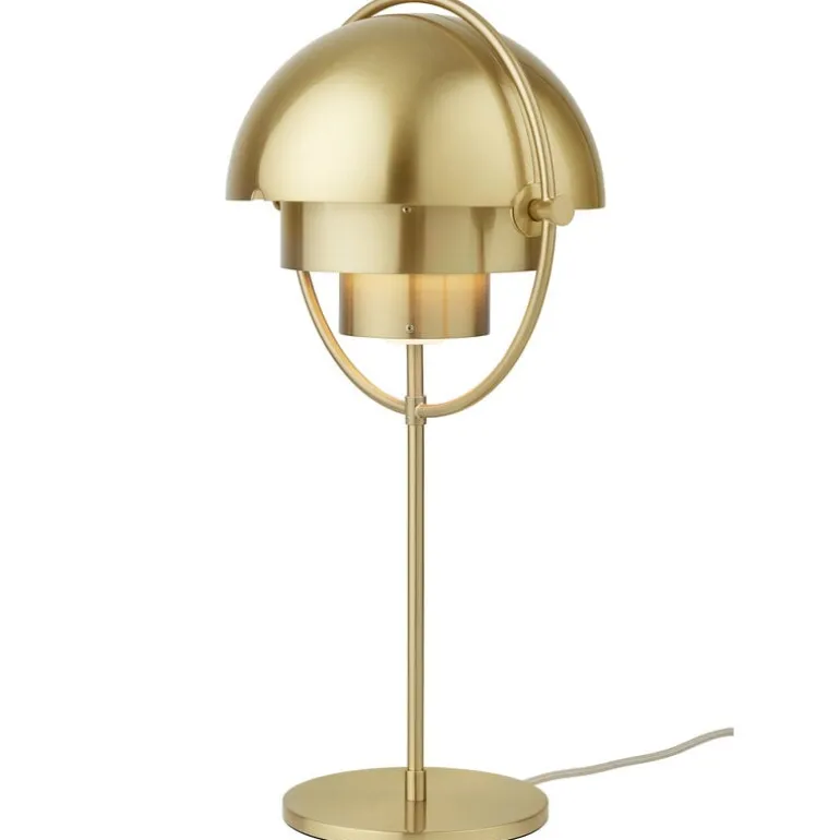 GUBI Multi-Lite table lamp, brass - shiny brass