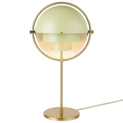 GUBI Multi-Lite table lamp, brass - desert sage