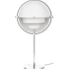 GUBI Multi-Lite table lamp, chrome - white semi matt