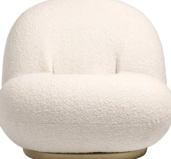 GUBI Pacha lounge chair, Karakorum 001 - pearl gold