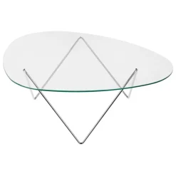 GUBI Pedrera coffee table, chrome