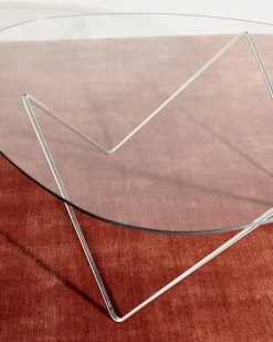 GUBI Pedrera coffee table, chrome