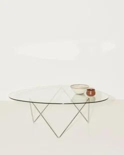 GUBI Pedrera coffee table, chrome