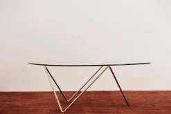 GUBI Pedrera coffee table, chrome
