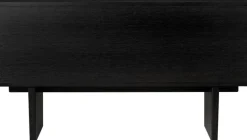 GUBI Private sideboard, black / brown stained oak