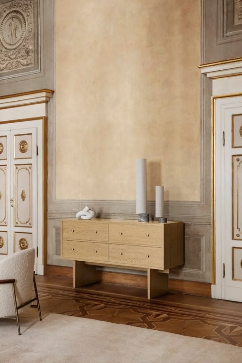GUBI Private sideboard, light stained oak