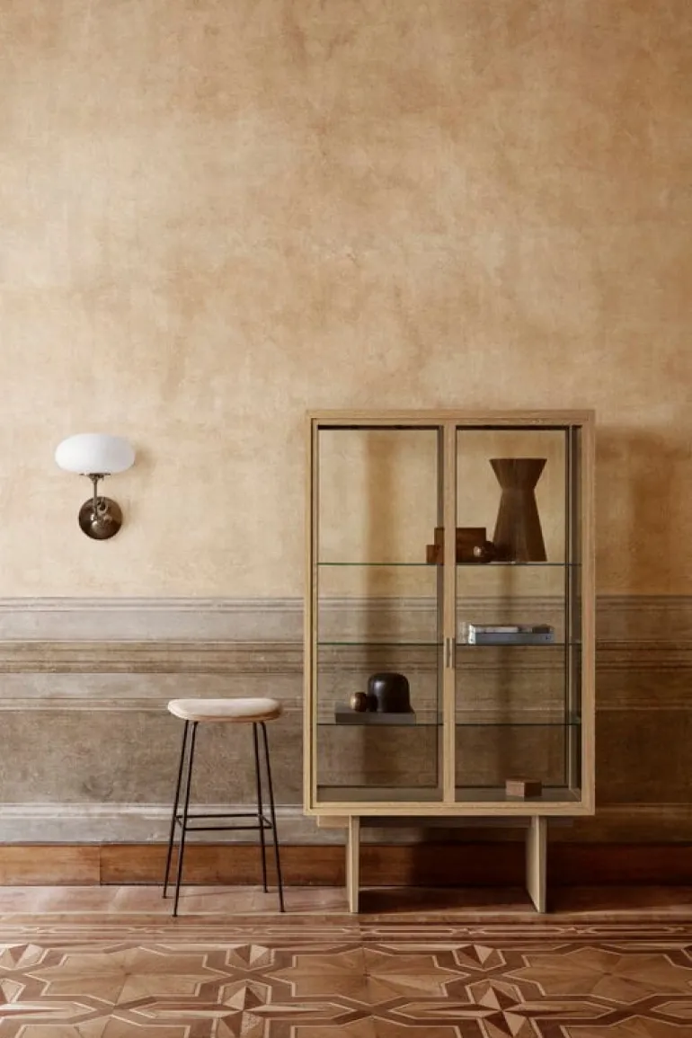 GUBI Private vitrine, light stained oak