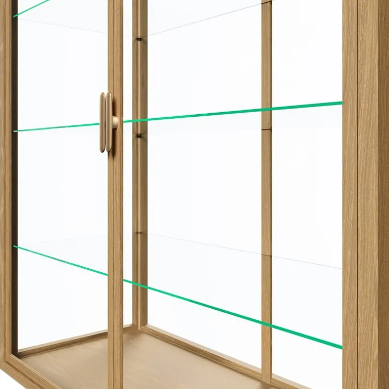 GUBI Private vitrine, light stained oak