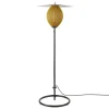 GUBI Satellite Outdoor floor lamp, black - mustard gold
