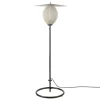 GUBI Satellite Outdoor floor lamp, black - cream white