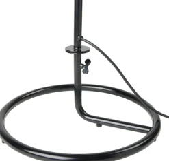 GUBI Satellite Outdoor floor lamp, black - cream white