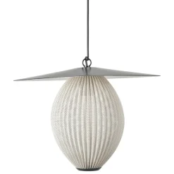 GUBI Satellite Outdoor pendant, 27 cm, black - cream white