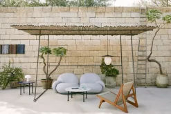 GUBI Satellite Outdoor pendant, 27 cm, black - cream white