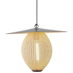 GUBI Satellite Outdoor pendant, 27 cm, black - cream white