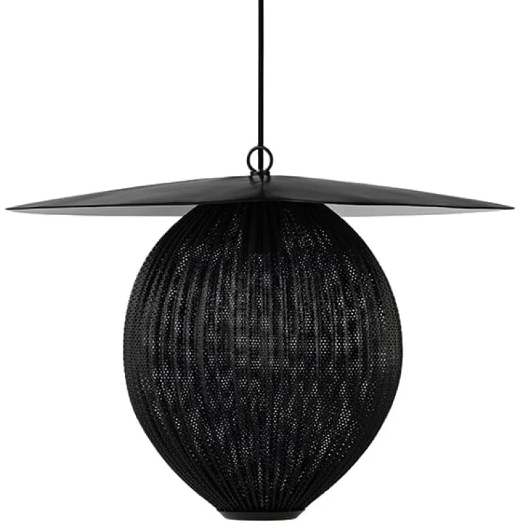 GUBI Satellite pendant, medium, midnight black