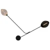 GUBI Satellite wall lamp, black and white