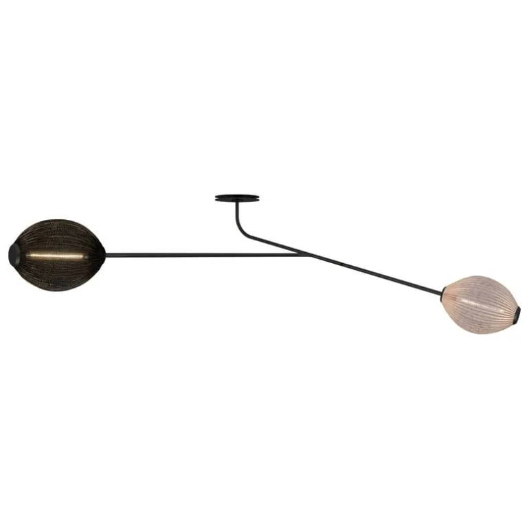 GUBI Satellite wall lamp, black and white