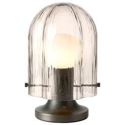 GUBI Seine table lamp, antique brass - smoke