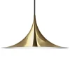 GUBI Semi pendant 60 cm, brass