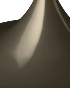 GUBI Semi pendant, 60 cm, dark cocoa, glossy