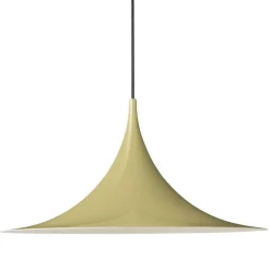GUBI Semi pendant, 47 cm, fennel seed, glossy