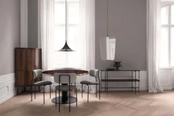 GUBI Semi pendant 47 cm, matt black