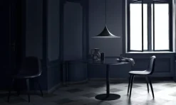 GUBI Semi pendant 60 cm, matt black