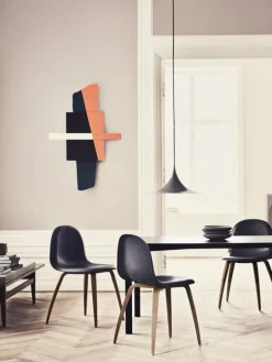GUBI Semi pendant 60 cm, matt black