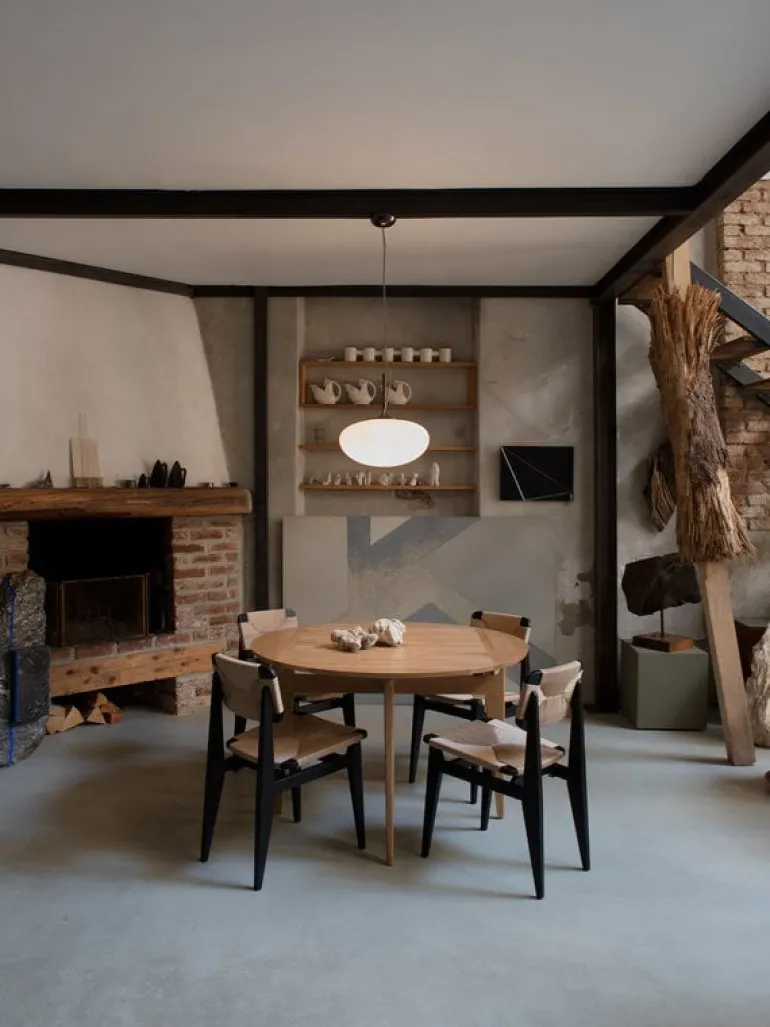 GUBI Stemlite pendant, 38 cm, black chrome