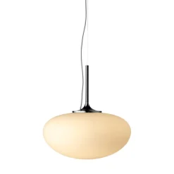 GUBI Stemlite pendant, 38 cm, black chrome