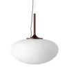 GUBI Stemlite pendant, 38 cm, black red