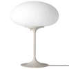 GUBI Stemlite table lamp, 42 cm, dimmable, pebble grey