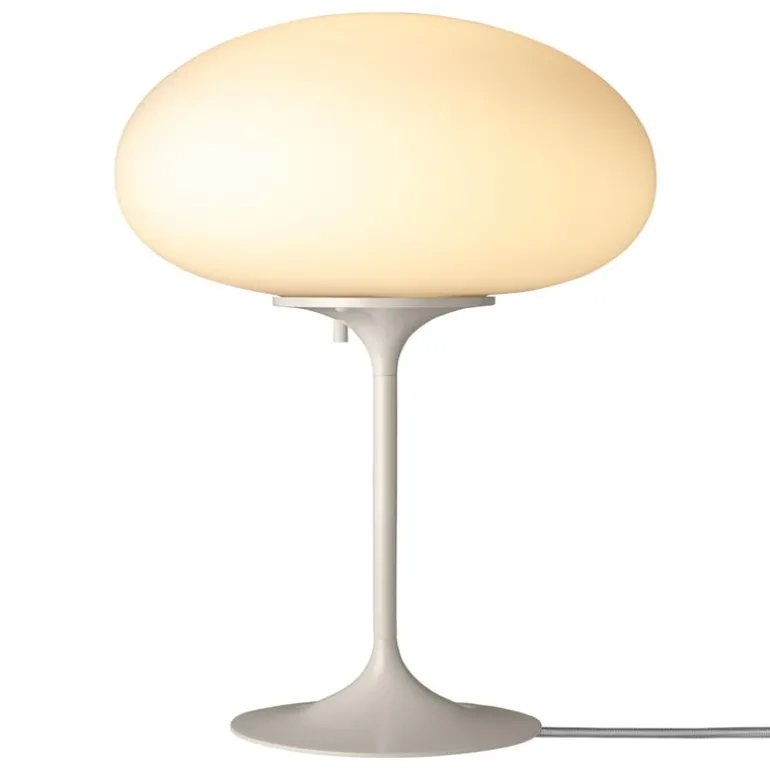 GUBI Stemlite table lamp, 42 cm, dimmable, pebble grey