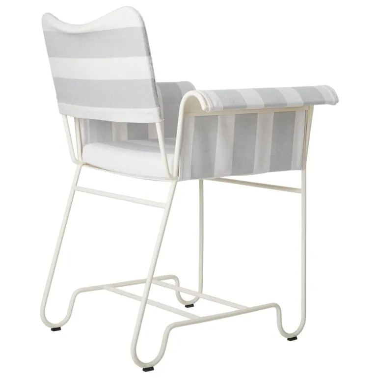 GUBI Tropique chair, classic white - Leslie Stripe 20