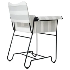 GUBI Tropique chair, classic black - Leslie Stripe 20