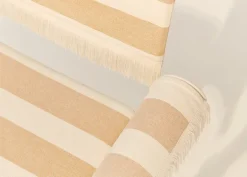 GUBI Tropique chair with fringes, classic black - Leslie Stripe 40