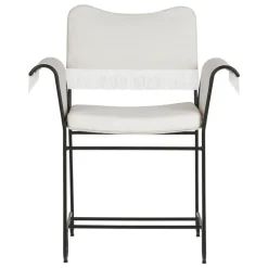 GUBI Tropique chair with fringes, classic black - Leslie 06