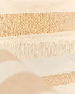 GUBI Tropique chair with fringes, classic white - Leslie Stripe 40