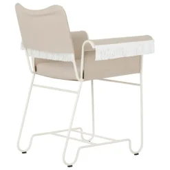 GUBI Tropique chair with fringes, classic white - Leslie 12