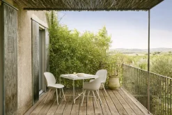 GUBI Tropique dining table, white