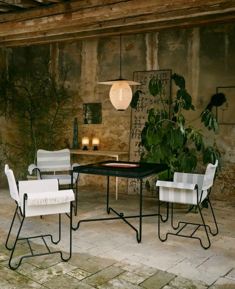 GUBI Tropique dining table, black