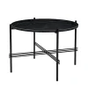 GUBI TS coffee table, 55 cm, black - black marble