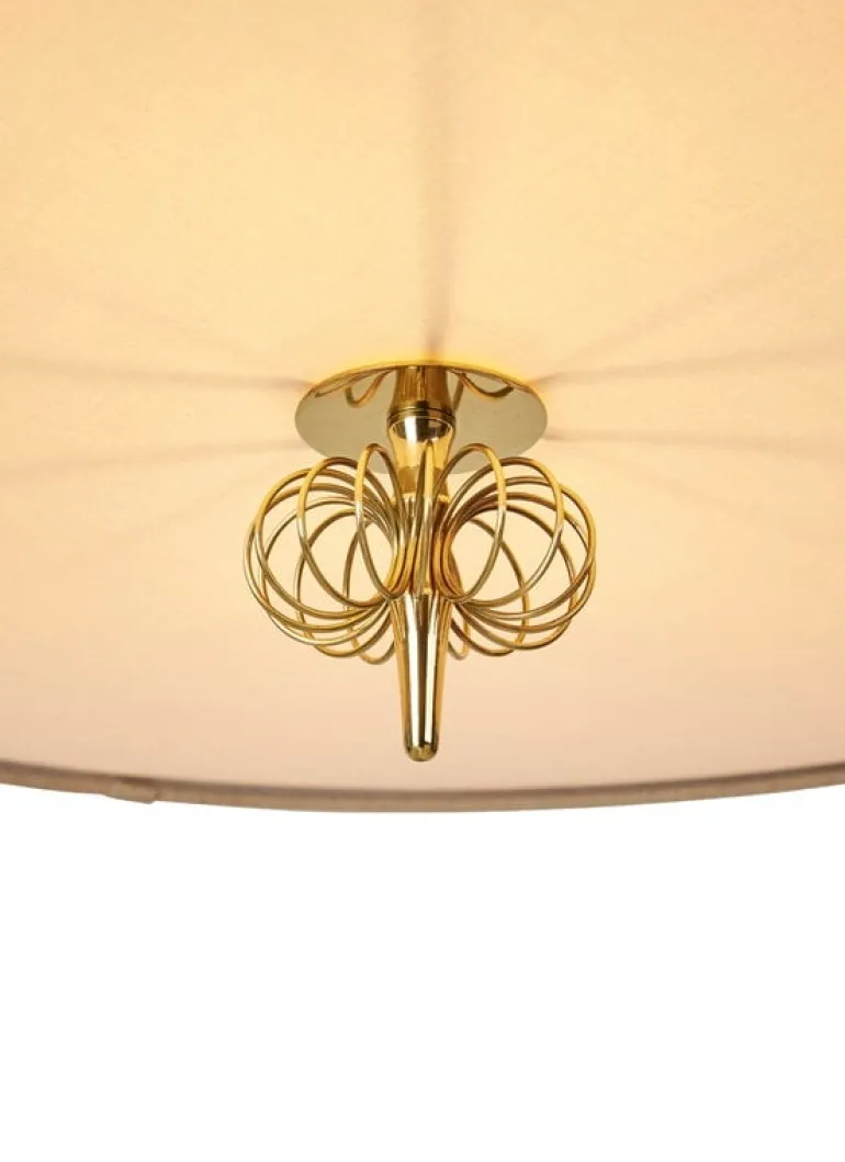 GUBI Tynell 1967 pendant, 56 cm, brass - canvas