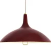 GUBI Tynell 1965 pendant, bordeaux