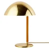 GUBI Tynell 9209 table lamp, brass - rattan