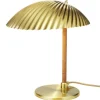 GUBI Tynell 5321 table lamp, brass - rattan